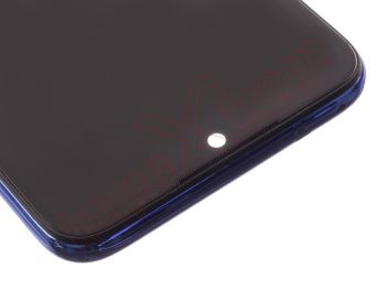 Pantalla completa IPS LCD negra con marco azul para Xiaomi Redmi Note 7